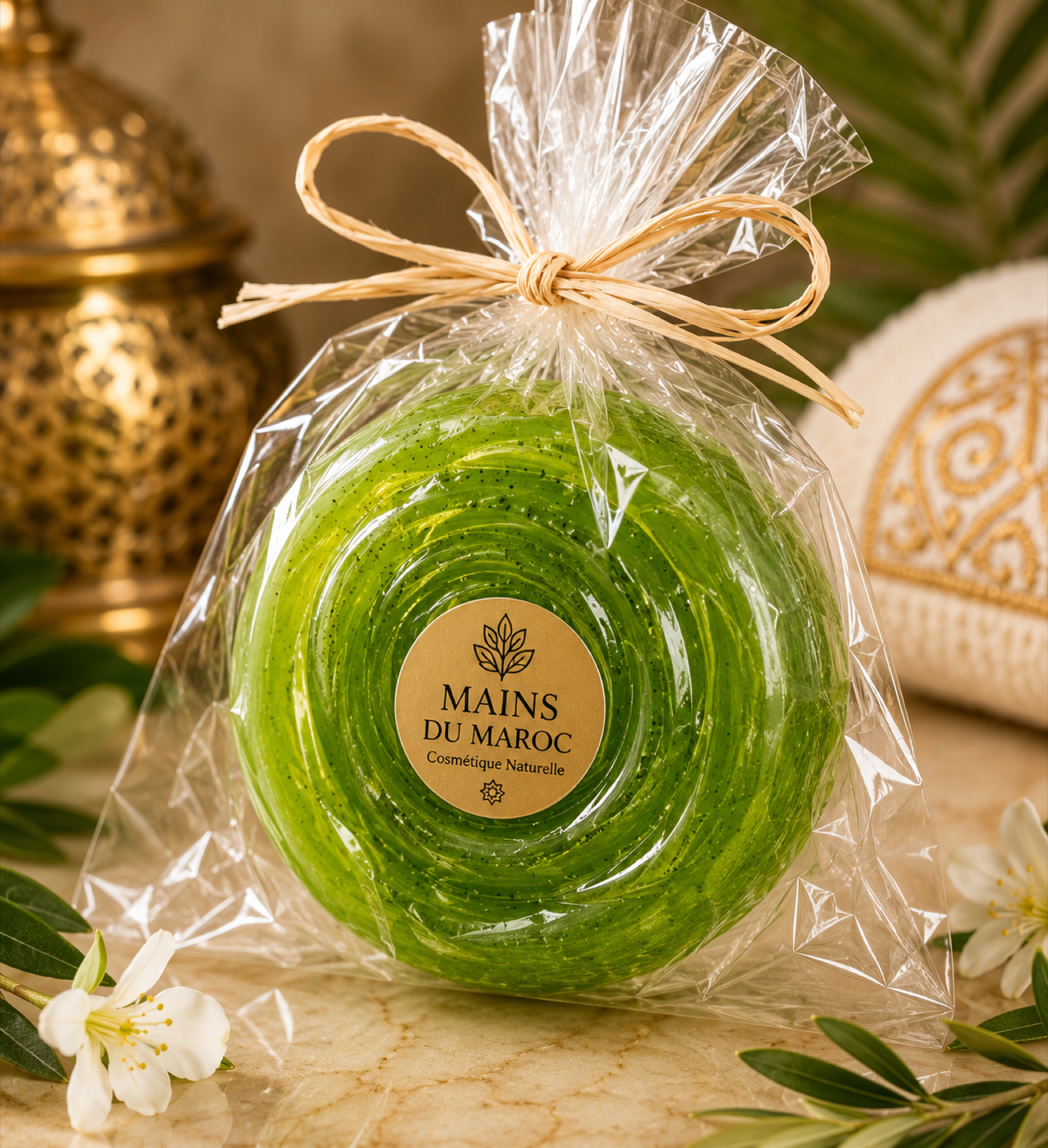 Savon Aloe Vera — Mains du Maroc