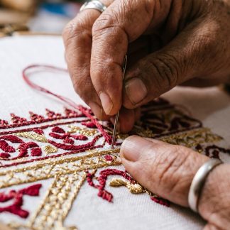 Broderie Fassia de Fès — Mains du Maroc