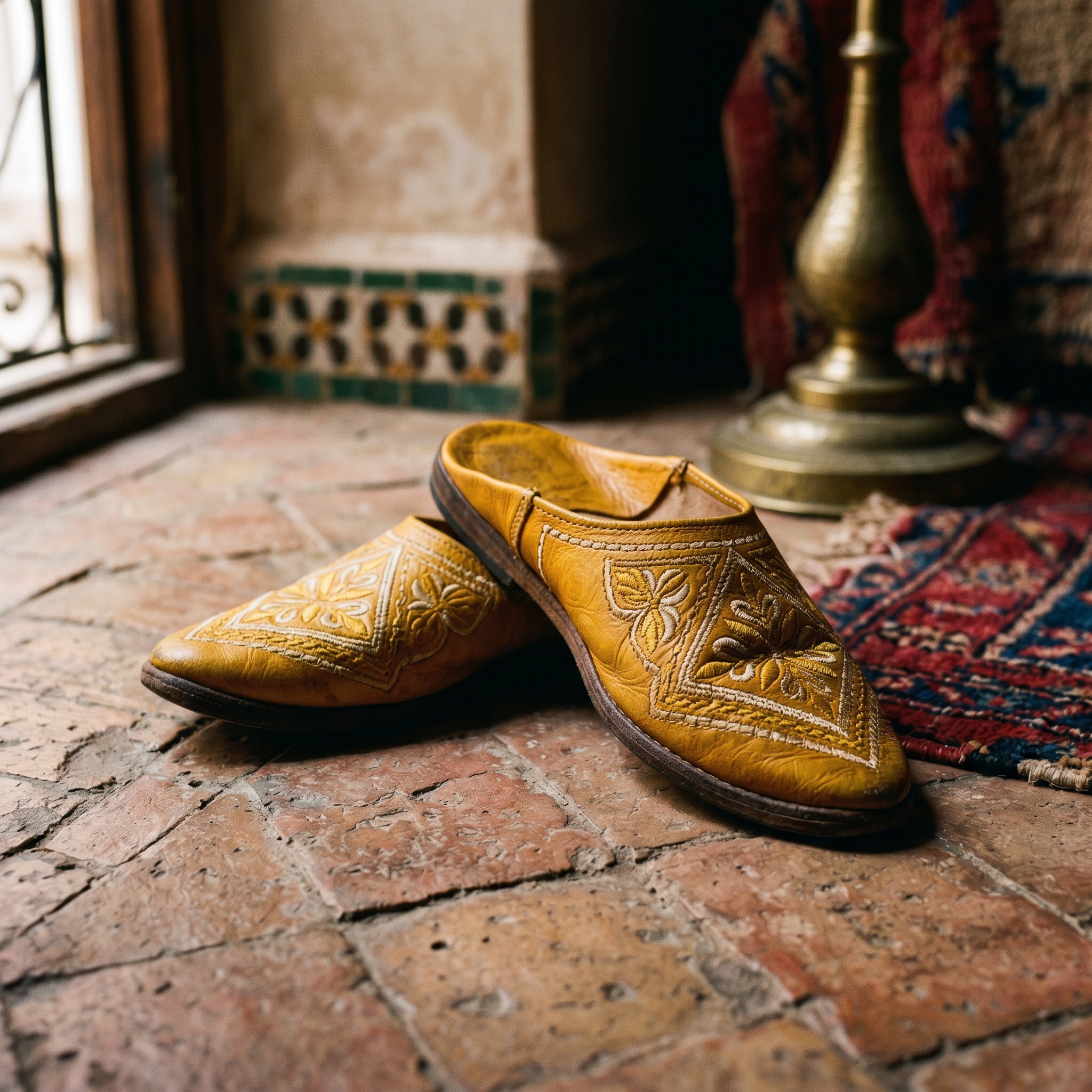 Babouches de Marrakech, cuir végétal