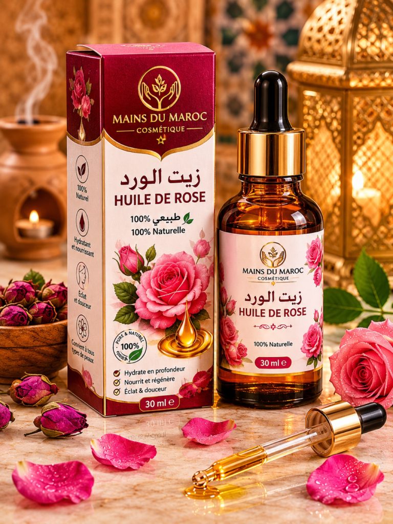 Mains du Maroc - HUILE ROSE.png — rituel beauté marocain premium